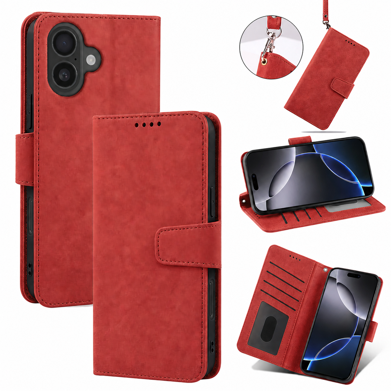 Moto E20 E30 E40 Wallet Case suede finish 4 card slots (w-016)