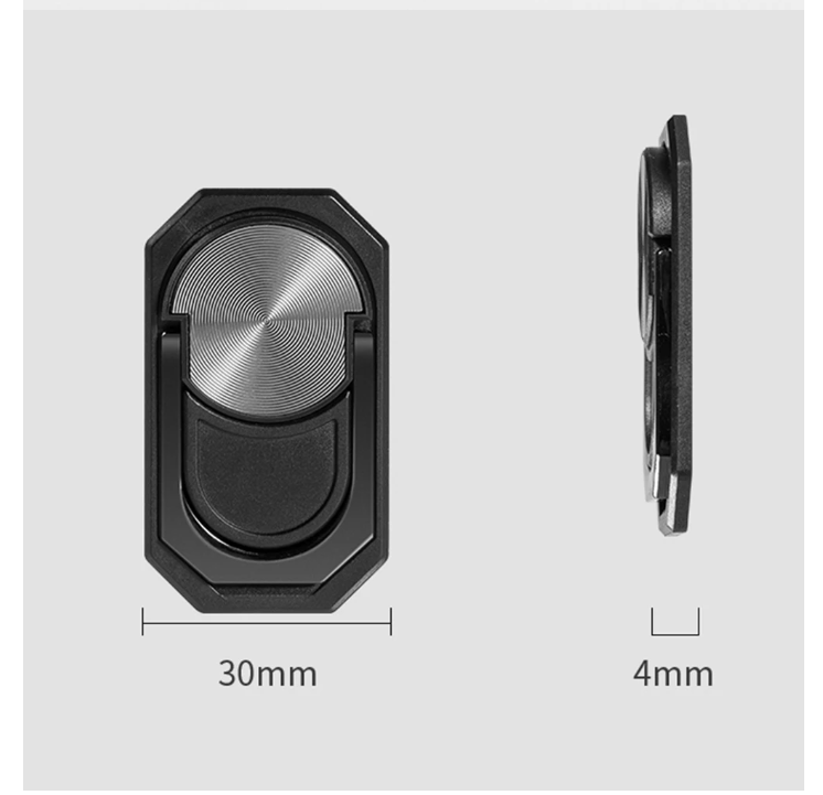 2-in-1 magnetic Ring Holder Stand ??Slide-Out Design for wireless Charging Compatibility