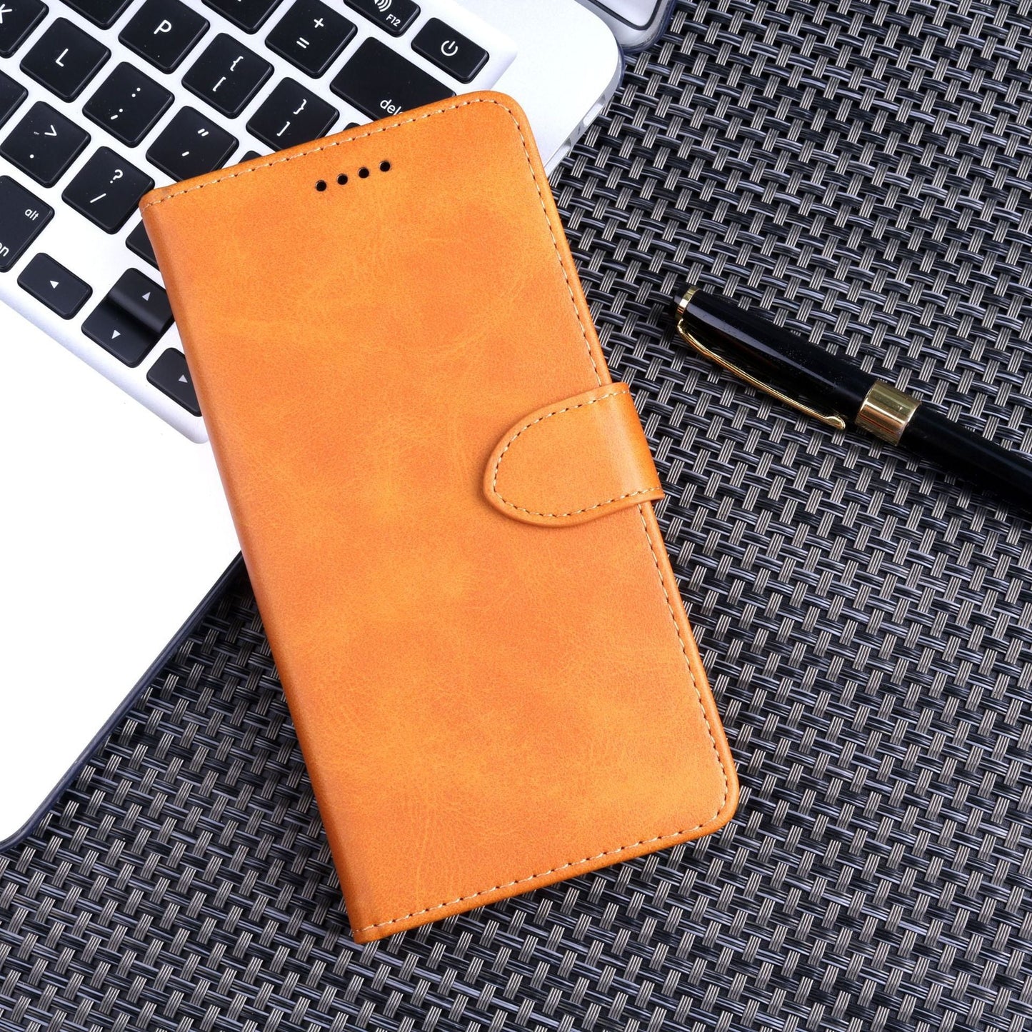 Google pixel 9 / 9 pro / 10 / 10 pro flip wallet case cowhide finish with 3 card slots (w-001)