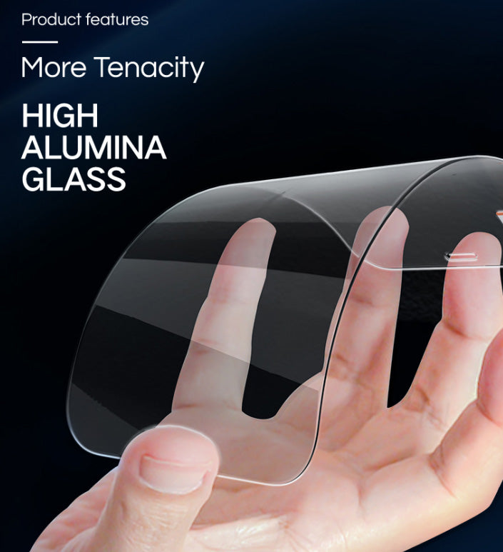 Iphone 12 mini clear tempered glass screen protector High-Alumina Large Arc Anti-static