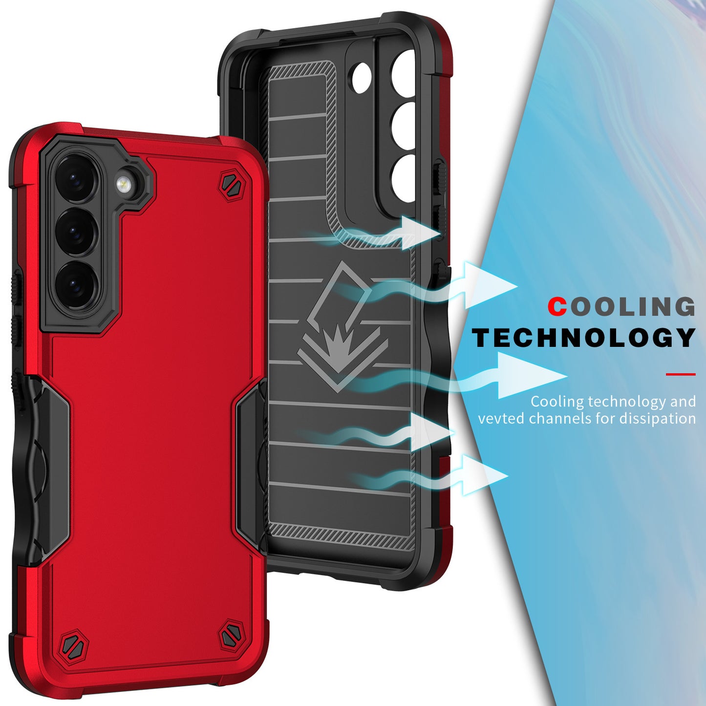Iphone 11 pro max slim armor dual layer shockproof case grip (b002)