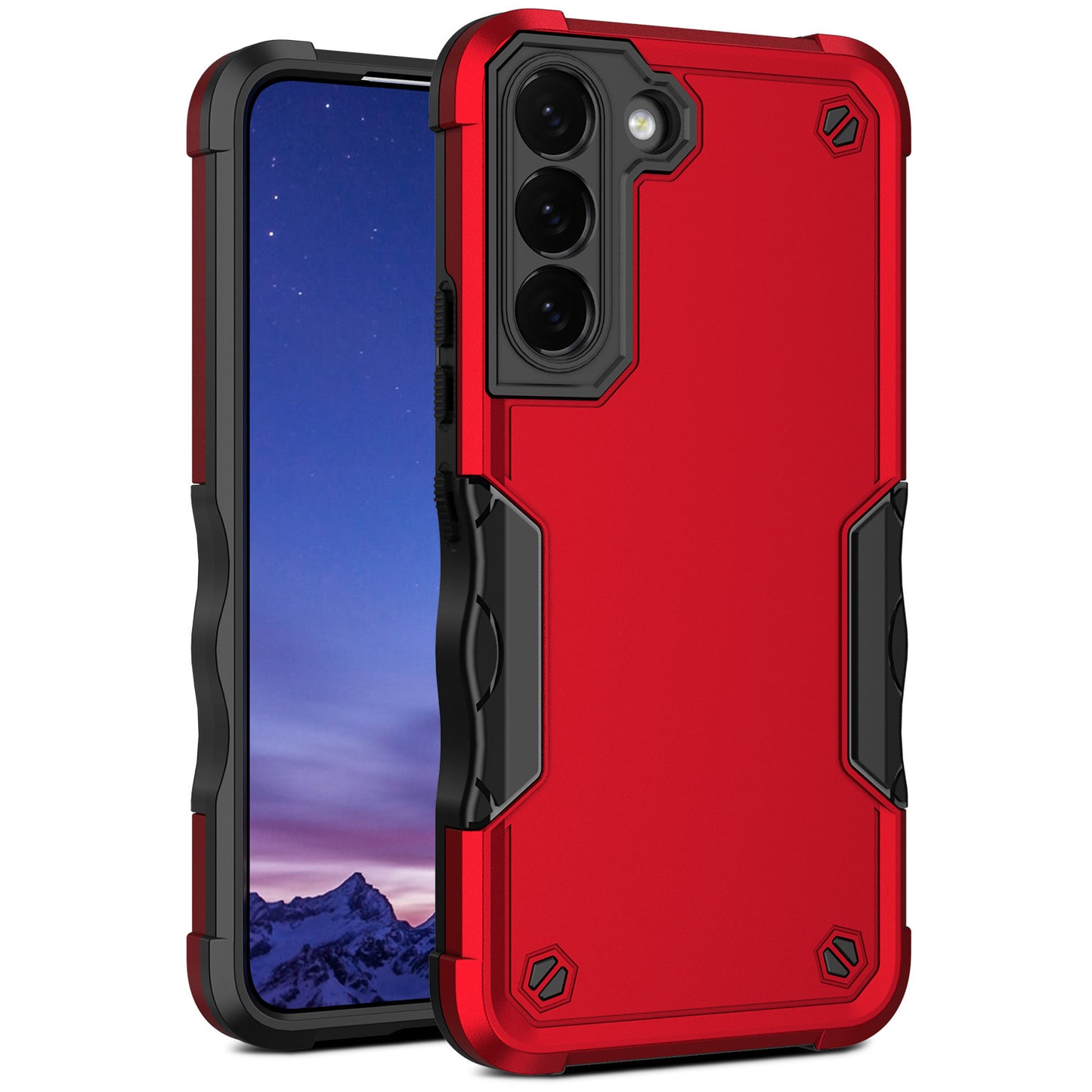 Iphone 11 pro max slim armor dual layer shockproof case grip (b002)