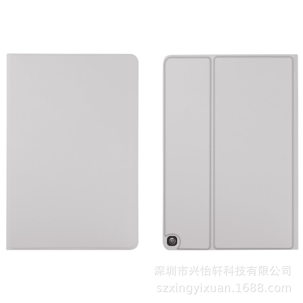 ipad case skin feel PU leather free front loading style tpu back black