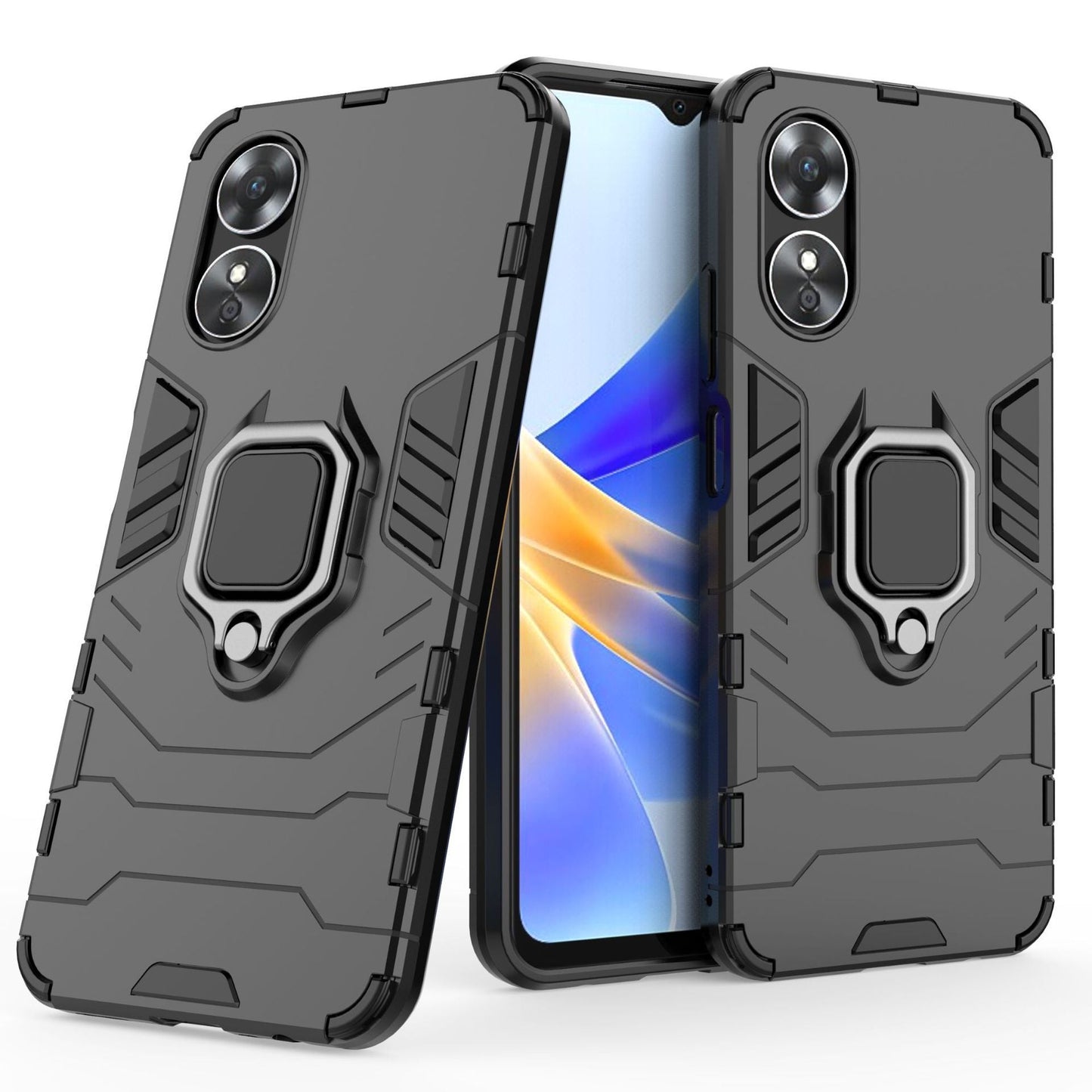 Samsung galaxy a51 front & back full protection ultra slim ring case (B010)