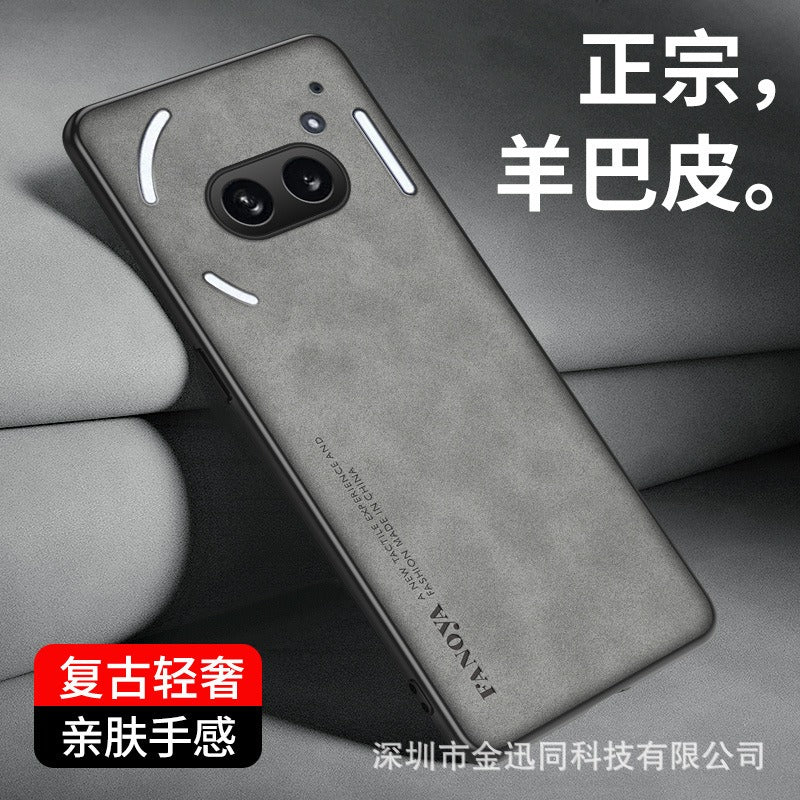 Nothing phone 3a pro ultra slim Matte Hard Case with leather finish