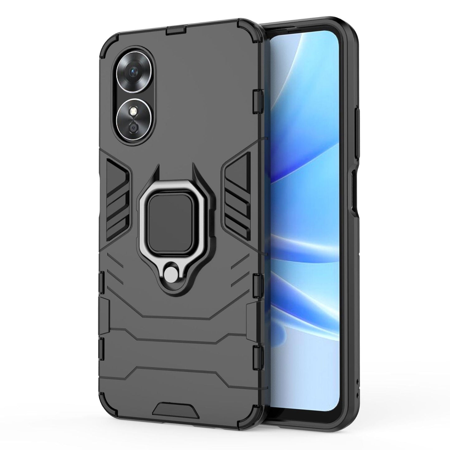 Samsung galaxy a51 front & back full protection ultra slim ring case (B010)