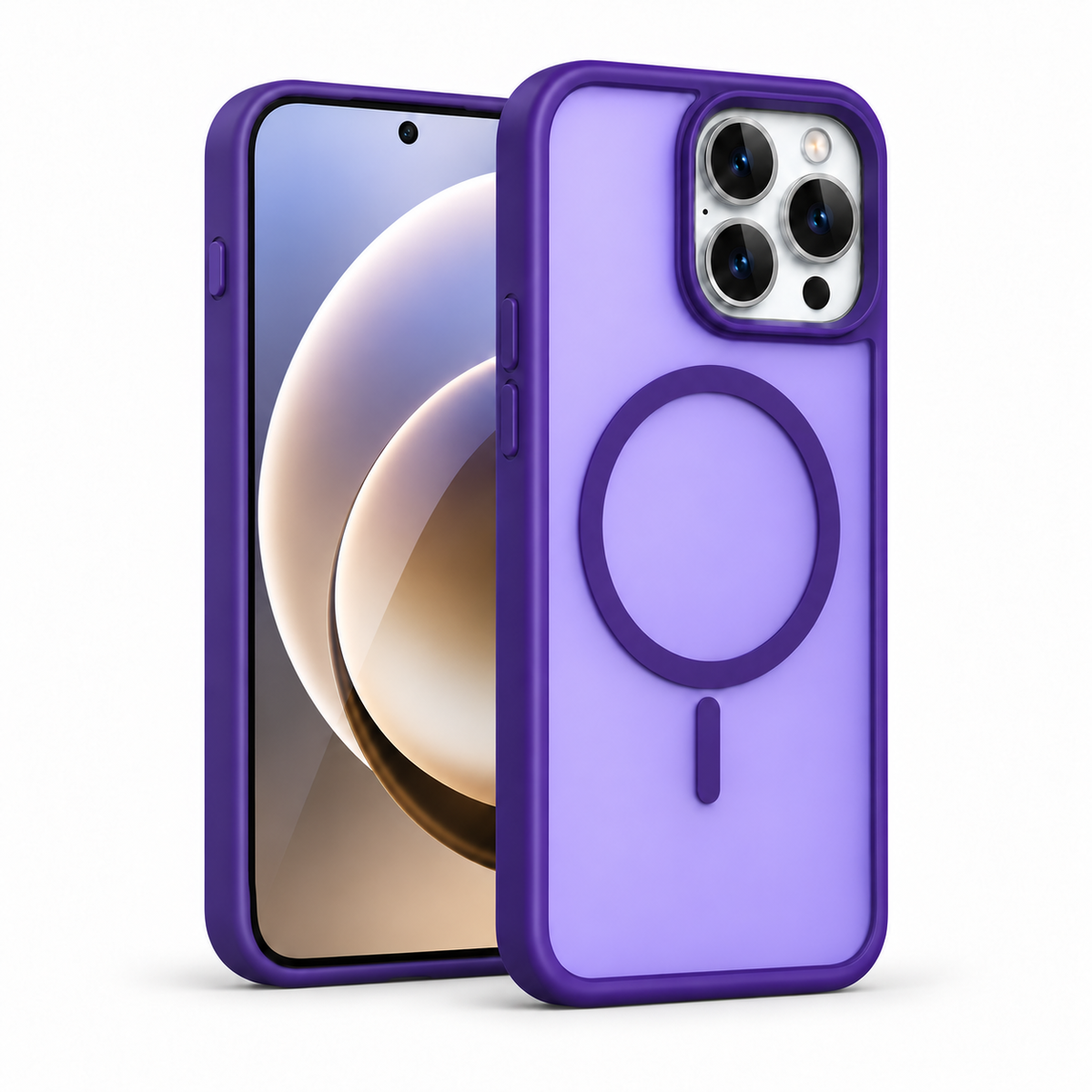 Iphone 16 Magnetic Case Soft-Touch Frosted Translucent
