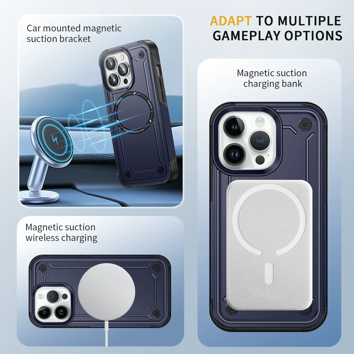Iphone 17 air case heavy duty dual layer drop protection magsafe compatible