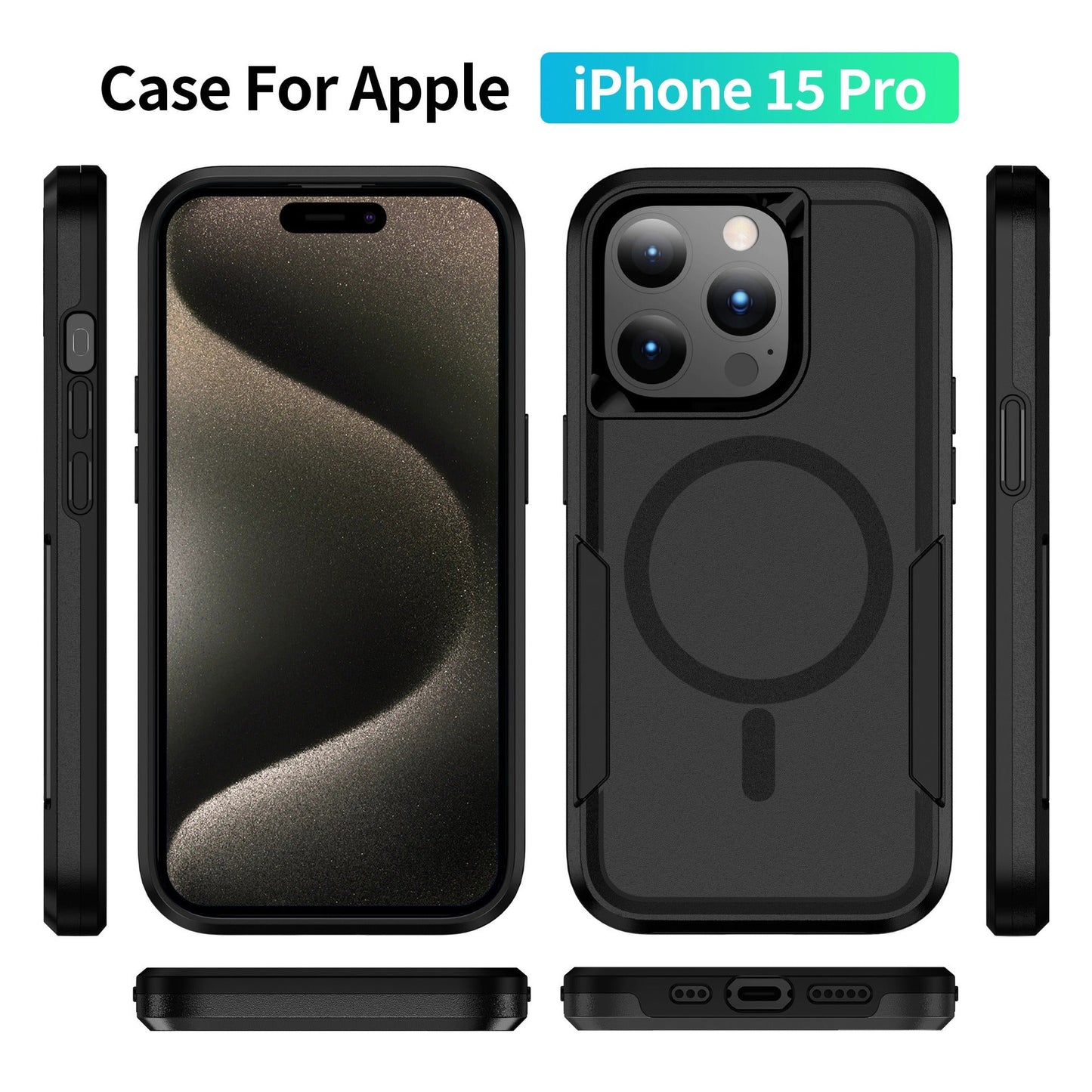 Iphone 17 air case commuter style magsafe heavy duty dual layer drop protection