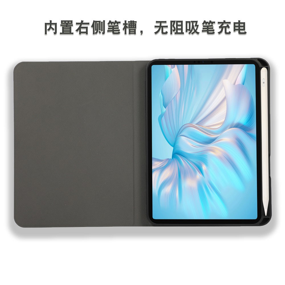 ipad case with pencil slot skin feel front load style  compatible with air 4 air 5 air 6 /air 11 2024 (11inch)