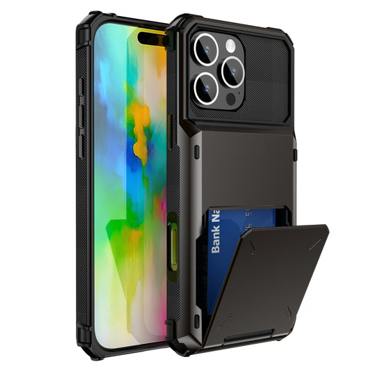 Iphone 11 dual layer back case 5-card pocket sgp style