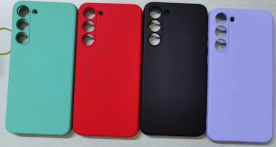 samsung galaxy s24 plus apple style magsafe liquid silicone case with microfiber lining