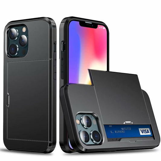 Iphone 7/8/se 2 card slide back case sgp style