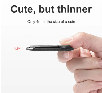 2-in-1 magnetic Ring Holder Stand ??Slide-Out Design for wireless Charging Compatibility