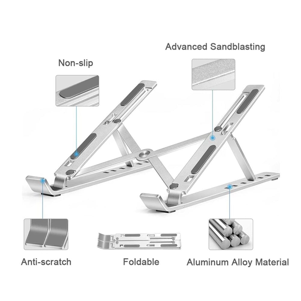 Metal Laptop Stand Foldable Adjustable
