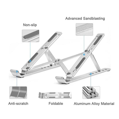 Metal Laptop Stand Foldable Adjustable
