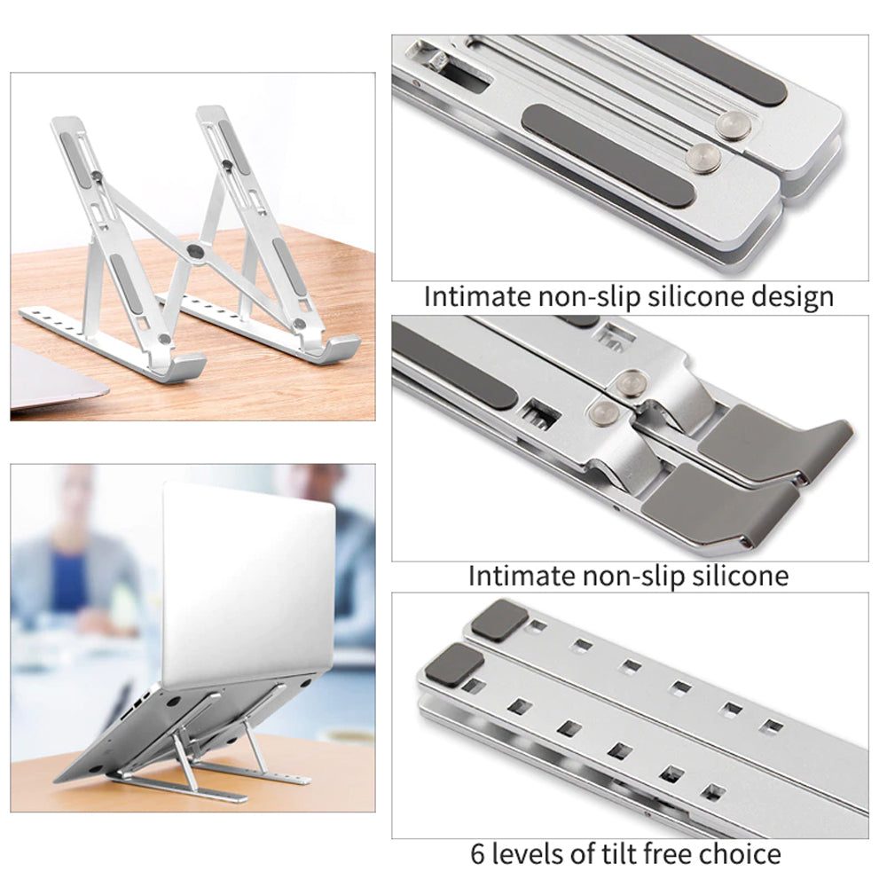 Metal Laptop Stand Foldable Adjustable