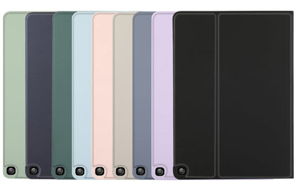 samsung galaxy tab a11 plus case skin feel PU leather free front loading style tpu back