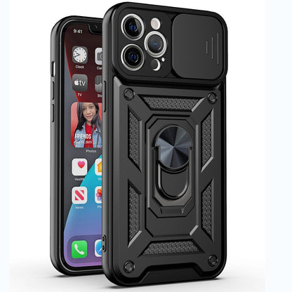 Huawei p30 lite dual layer case with ring holder & camera shutter (B001)