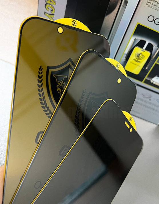 Iphone 13 mini privacy tempered glass screen protector anti-static OG brand
