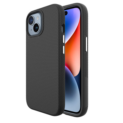 Iphone 16 pro max triangle brand textured dual layer case