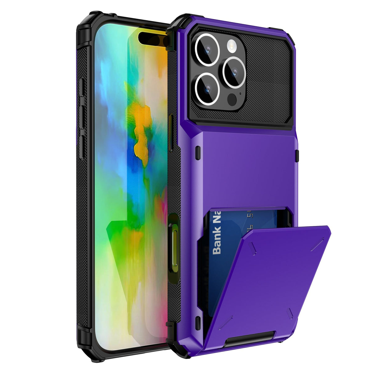 Samsung Galaxy S7 dual layer back case 5-card pocket SGP style image 2