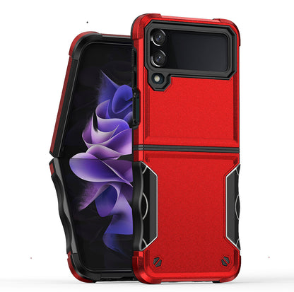 Samsung galaxy z flip 6 slim armor dual layer shockproof case grip (b002)