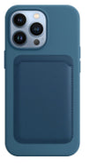 Iphone 11 pro apple style magsafe liquid silicone case with microfiber lining