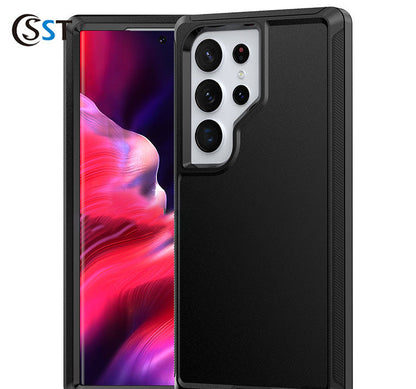 Samsung galaxy a17 case triple layer otterbox defender style (no logo)