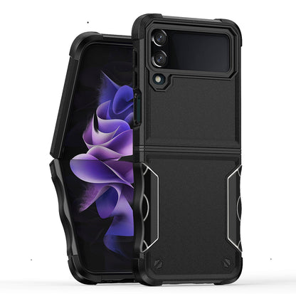 Samsung galaxy z flip 8 slim armor dual layer shockproof case grip (b002)