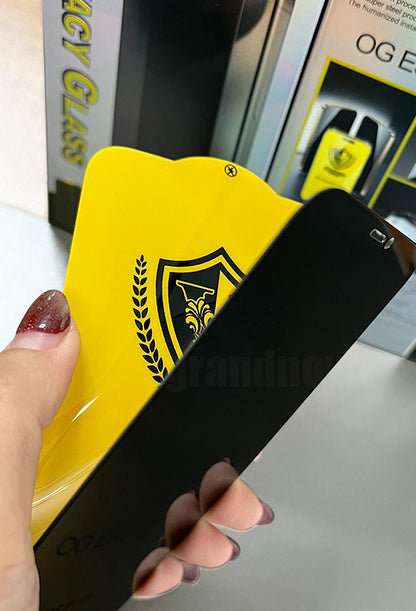 Samsung Galaxy s24 fe privacy tempered glass screen protector anti-static OG brand