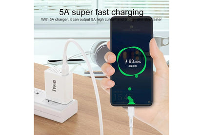 Ivon 5A super charge cable support super charge/fast charge/flash charge/quick charge 3.0 ca86