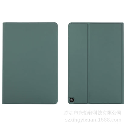 samsung galaxy tab a11 plus case skin feel PU leather free front loading style tpu back