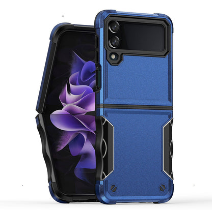 Samsung galaxy z flip 8 slim armor dual layer shockproof case grip (b002)