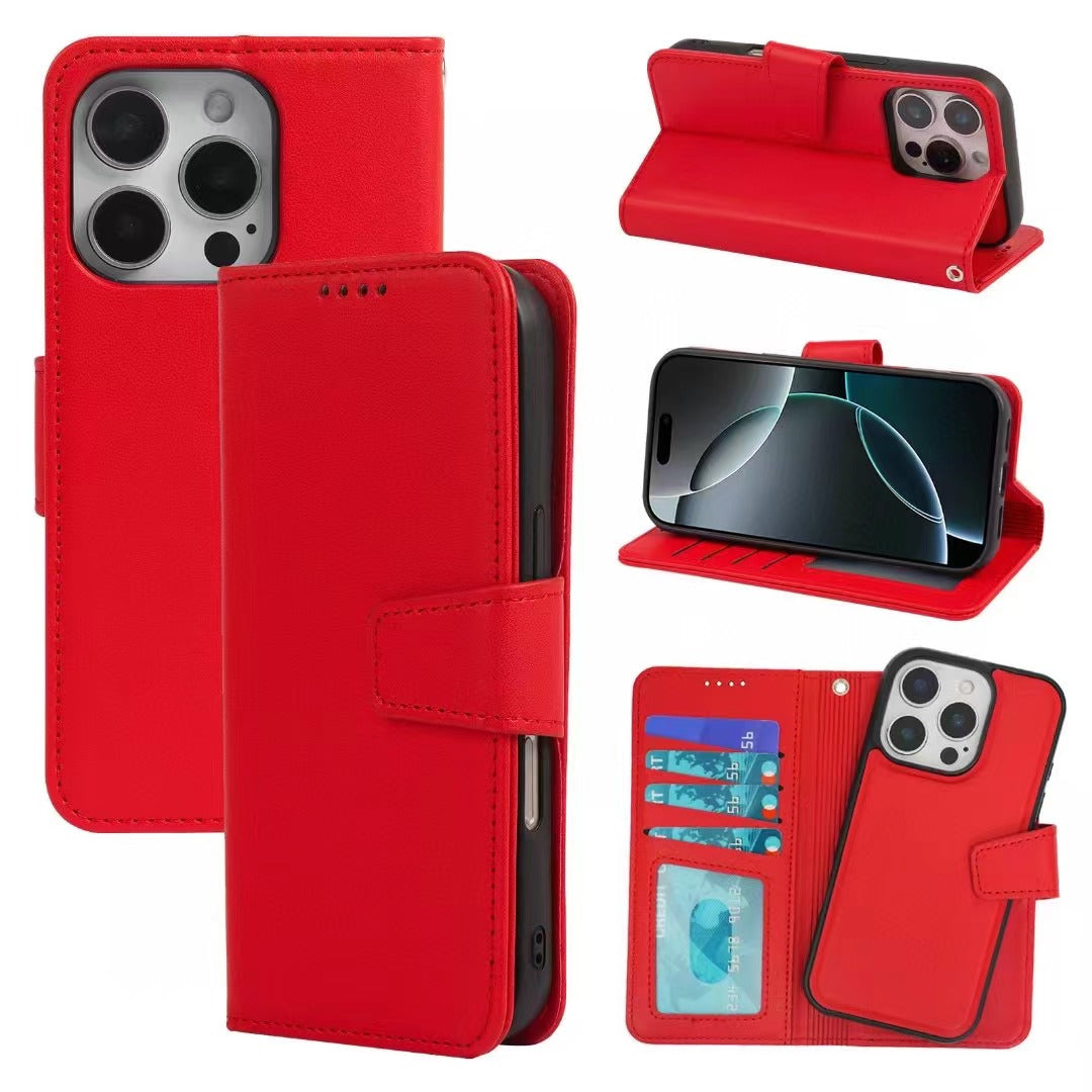 iphone 17 air 2 in 1 magnetic detachable wallet case