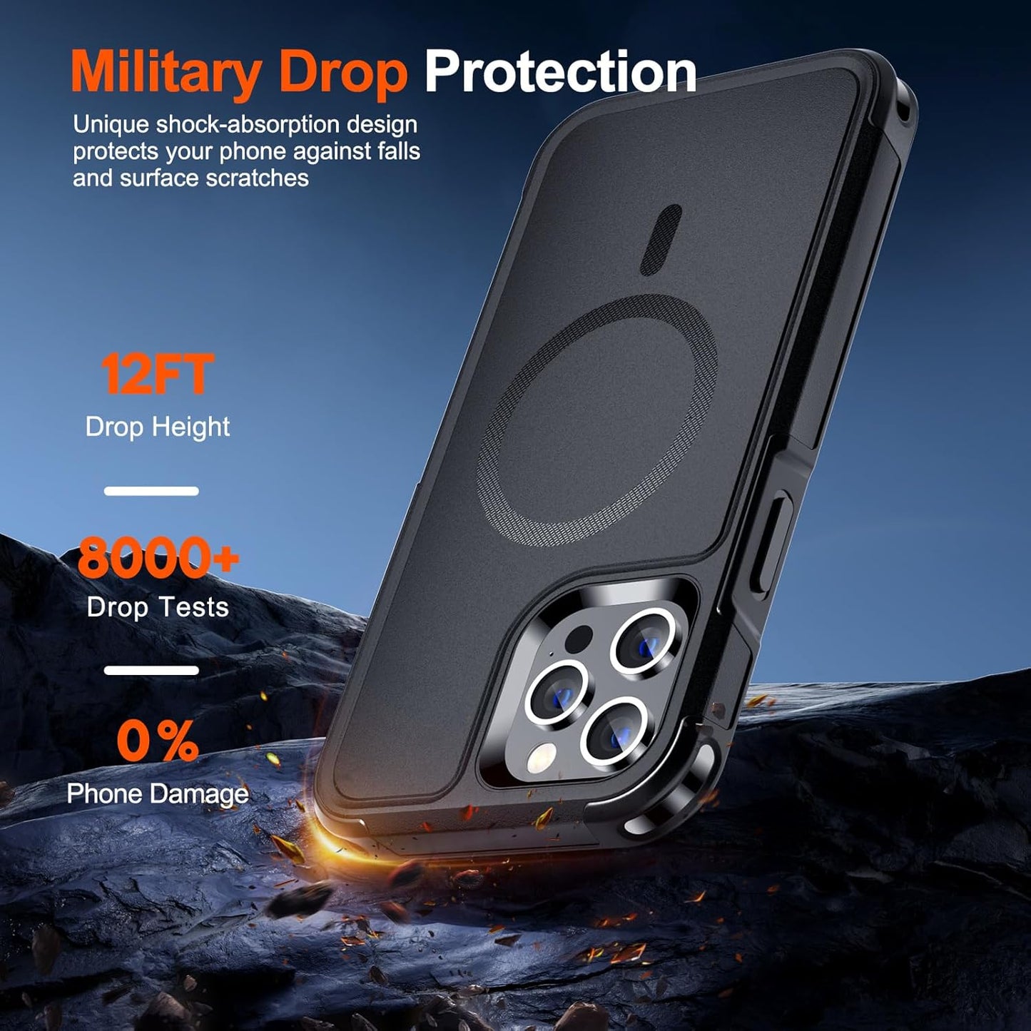 Iphone 11 case magsafe heavy duty dual layer drop protection