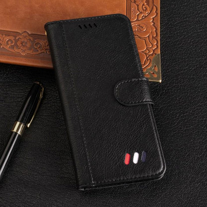 Honor magic8 pro flip wallet case lichi grain finish with 3 card slots (w-004)