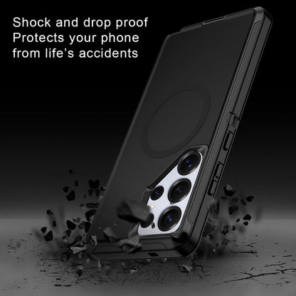 Samsung galaxy s24 ultra Magnetic Rugged Case - Triple Layer Protection, MagSafe Compatible