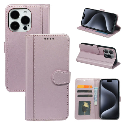 oppo a78 4g PU leather flip case stitched, 3 card slot & front round shaped closure (w-R203C)