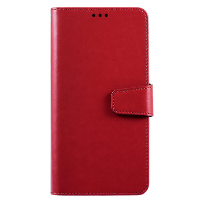 samsung galaxy a73 flip wallet case top grain finish with 4 card slots (w-002)
