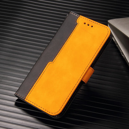 huawei p10 lite flip wallet case suede finish collate style w 3 card slots & back magnetic closure (w-007)