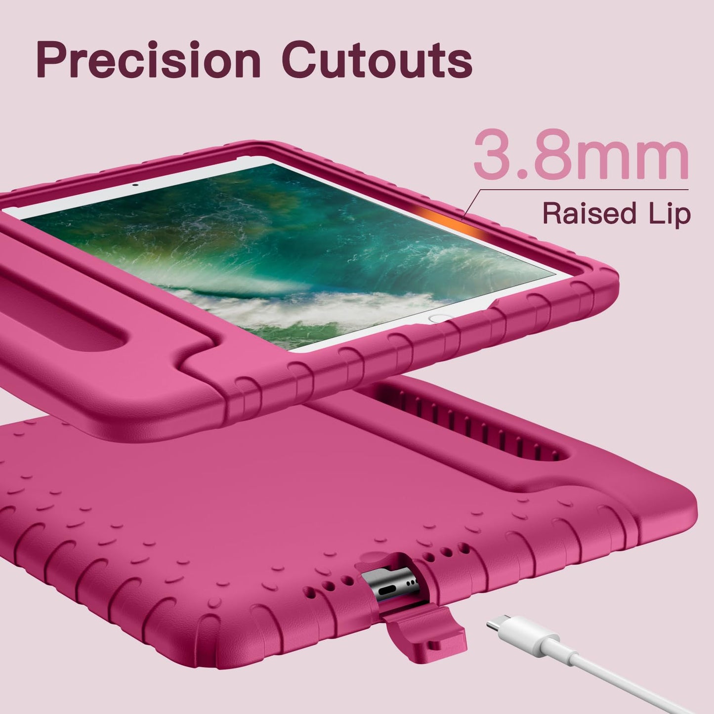 kidsproof eva foam case with handle