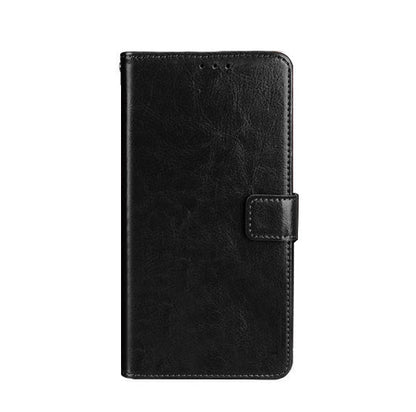 samsung galaxy s26 flip wallet case cow hide glossy finish with 3 card slots (w-003)