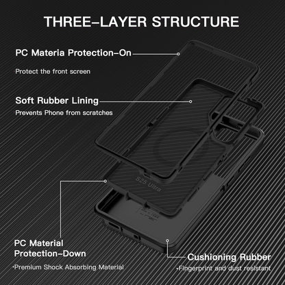 Samsung galaxy s24 ultra Magnetic Rugged Case - Triple Layer Protection, MagSafe Compatible