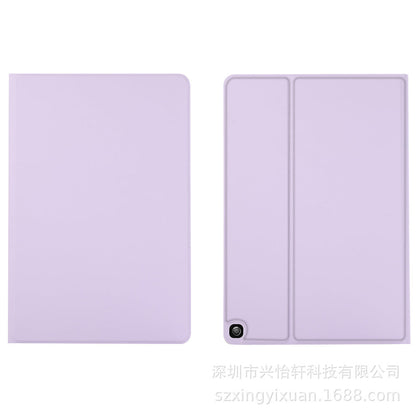 samsung galaxy tab a11 plus case skin feel PU leather free front loading style tpu back