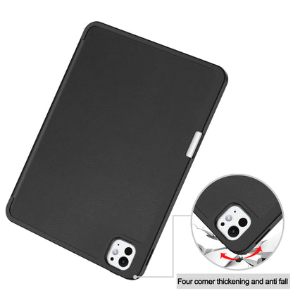 ipad case with pencil slot trifold compatible with ipad pro 13 2024  (13inch)