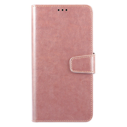 samsung galaxy s26 flip wallet case top grain finish with 4 card slots (w-002)