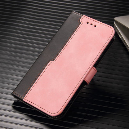 Moto edge 60 pro flip wallet case suede finish collate style w 3 card slots & back magnetic closure (w-007)