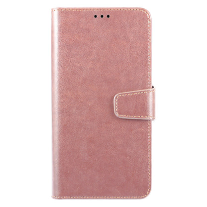 samsung galaxy a73 flip wallet case top grain finish with 4 card slots (w-002)