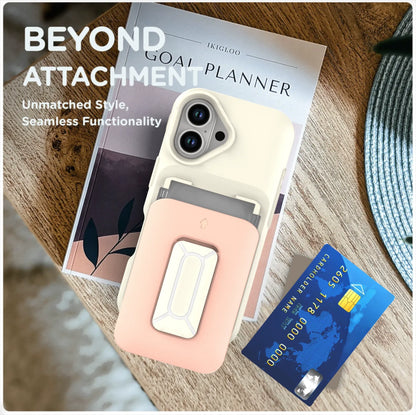 Iphone 11 dual layer case with 2 card compartment & dual position kickstand (B005)